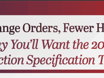 Photo for Fewer Change Orders, Fewer Headaches: Why You’ll Want the 2026 Construction Specification Training